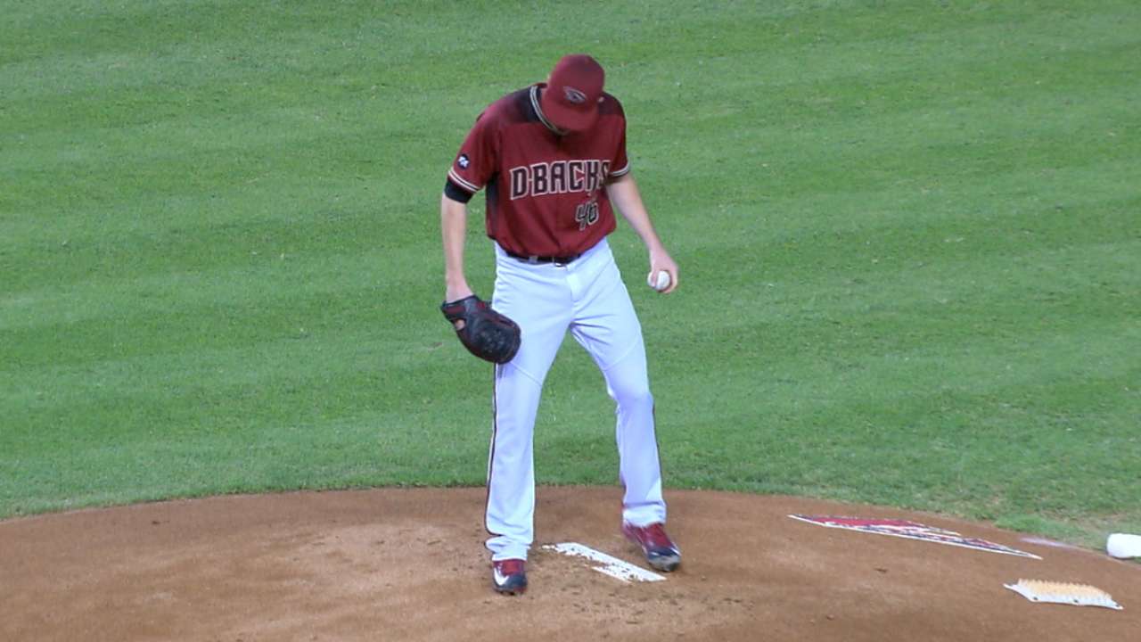 Corbin strikes out seven