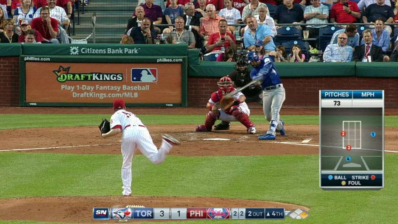 Travis' broken-bat RBI double