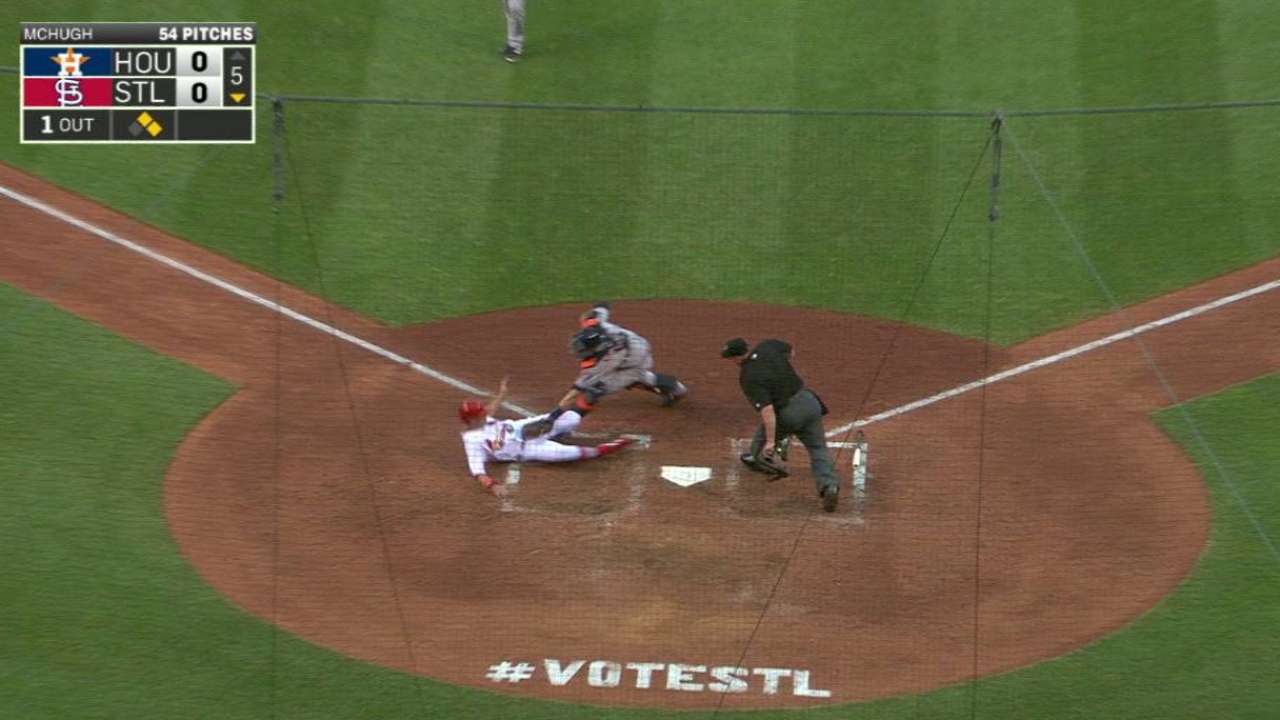 Springer nails Piscotty at home