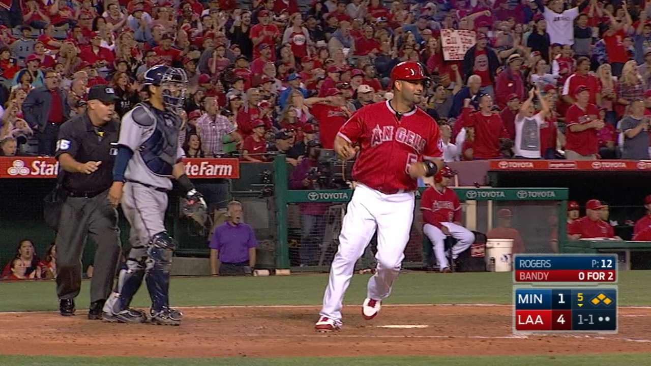 Halos handle Twins in blowout series win