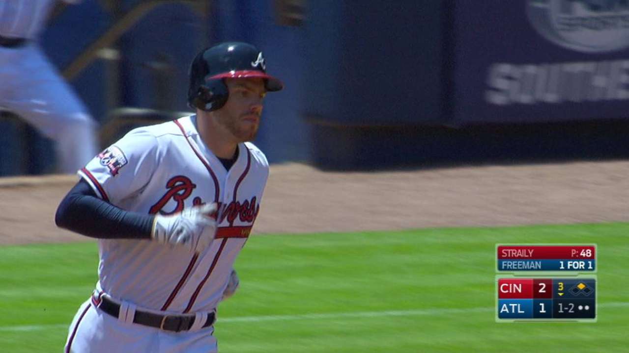 Freeman's two-run homer