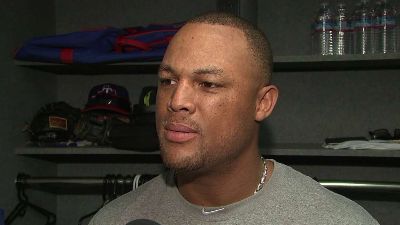 Beltre on playing with injury