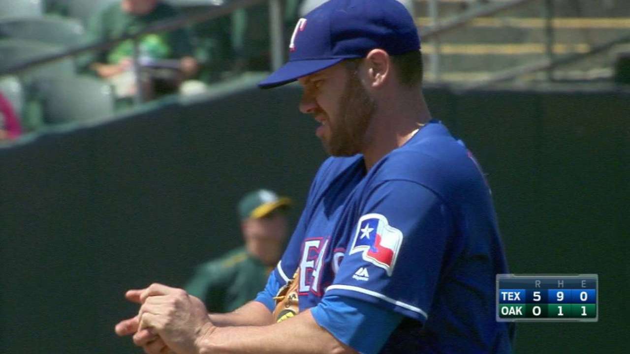 Lewis loses no-no in 9th