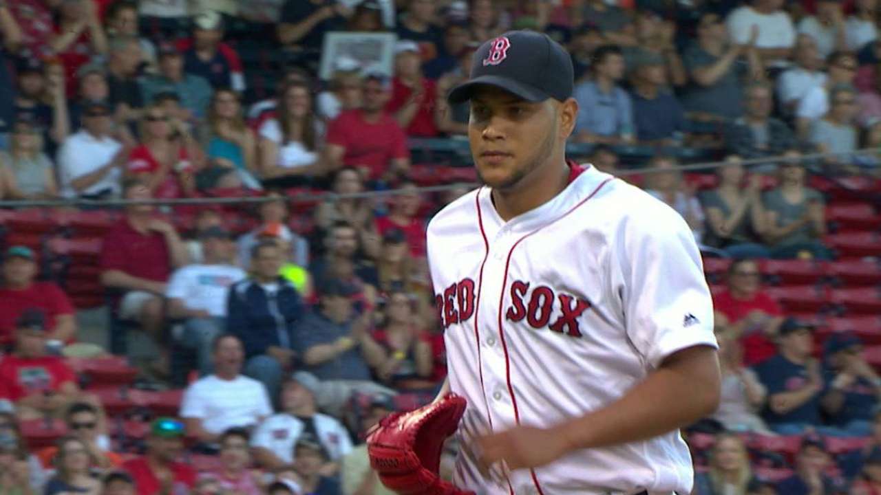 Rodriguez recalled; will start Saturday for Red Sox