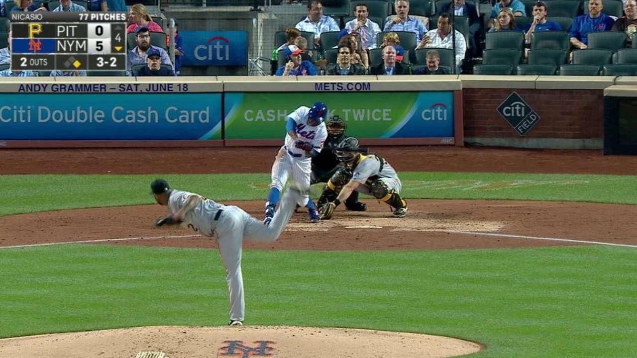 Nicasio fans Granderson
