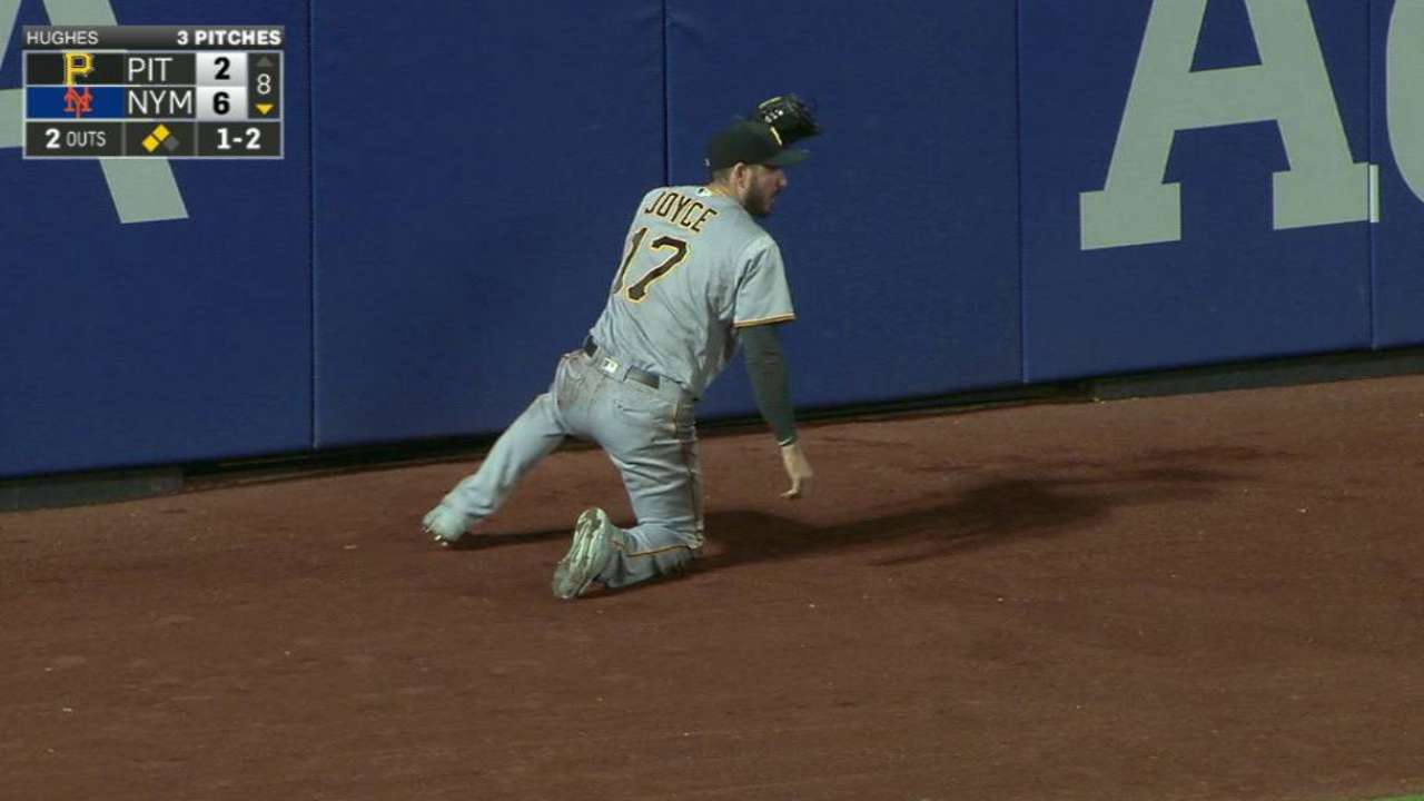 Joyce's dazzling catch in left