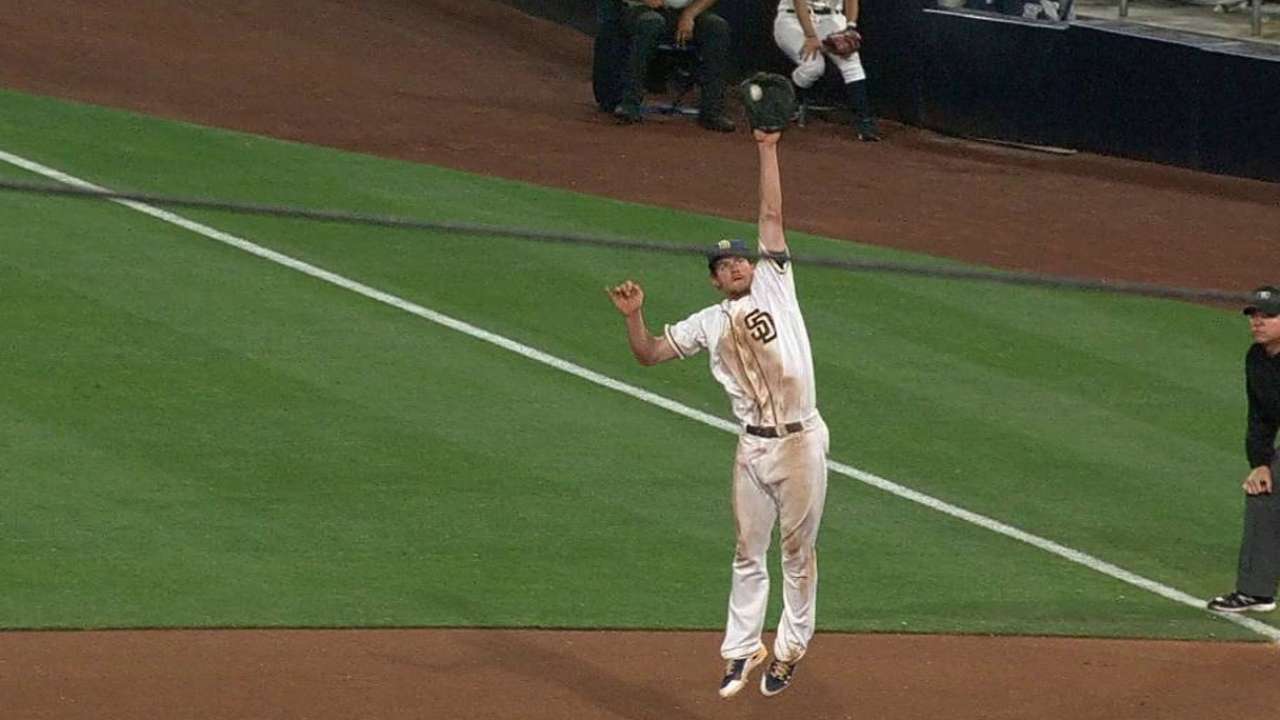 Myers' leaping catch
