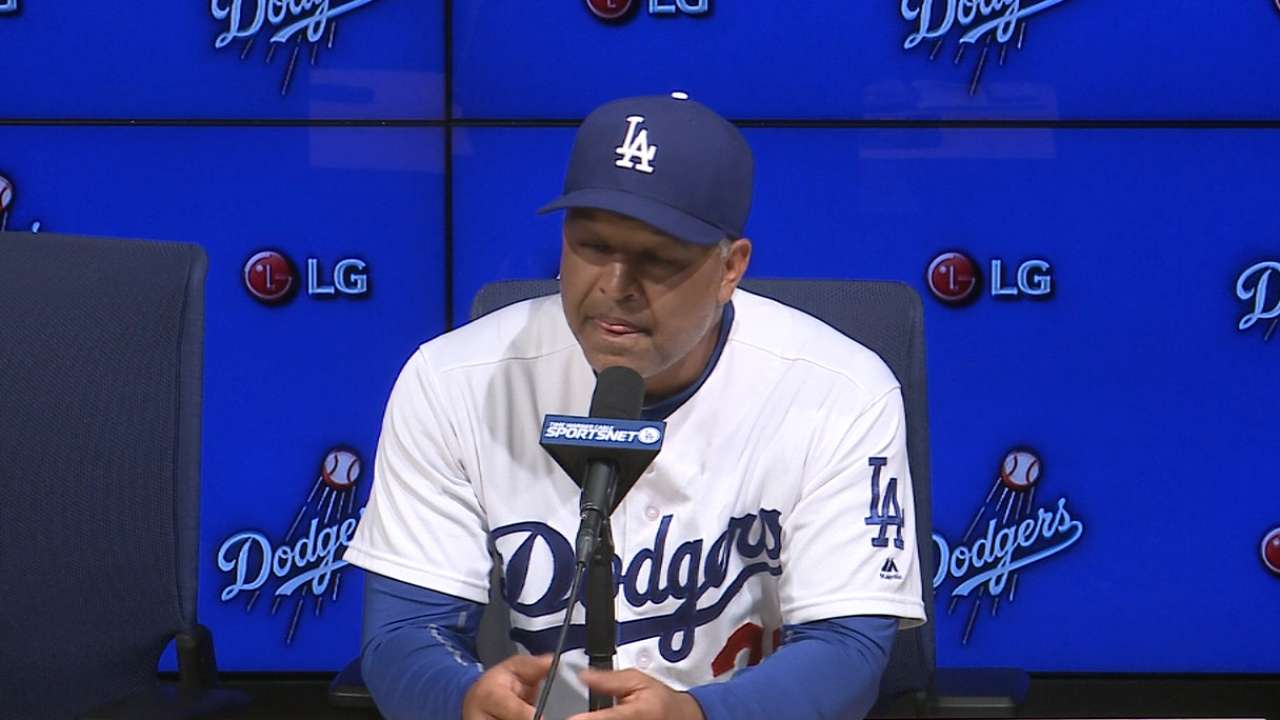 Roberts on 8-6 loss to Brewers