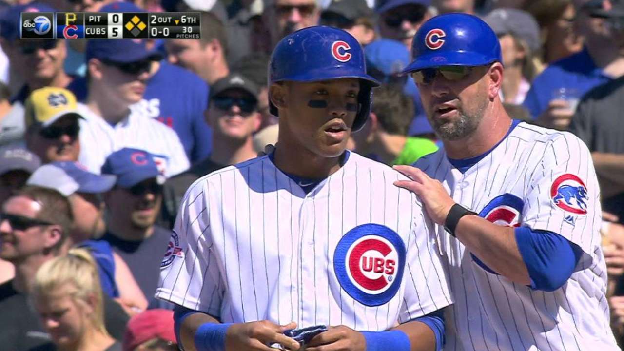 Russell plates Rizzo with walk