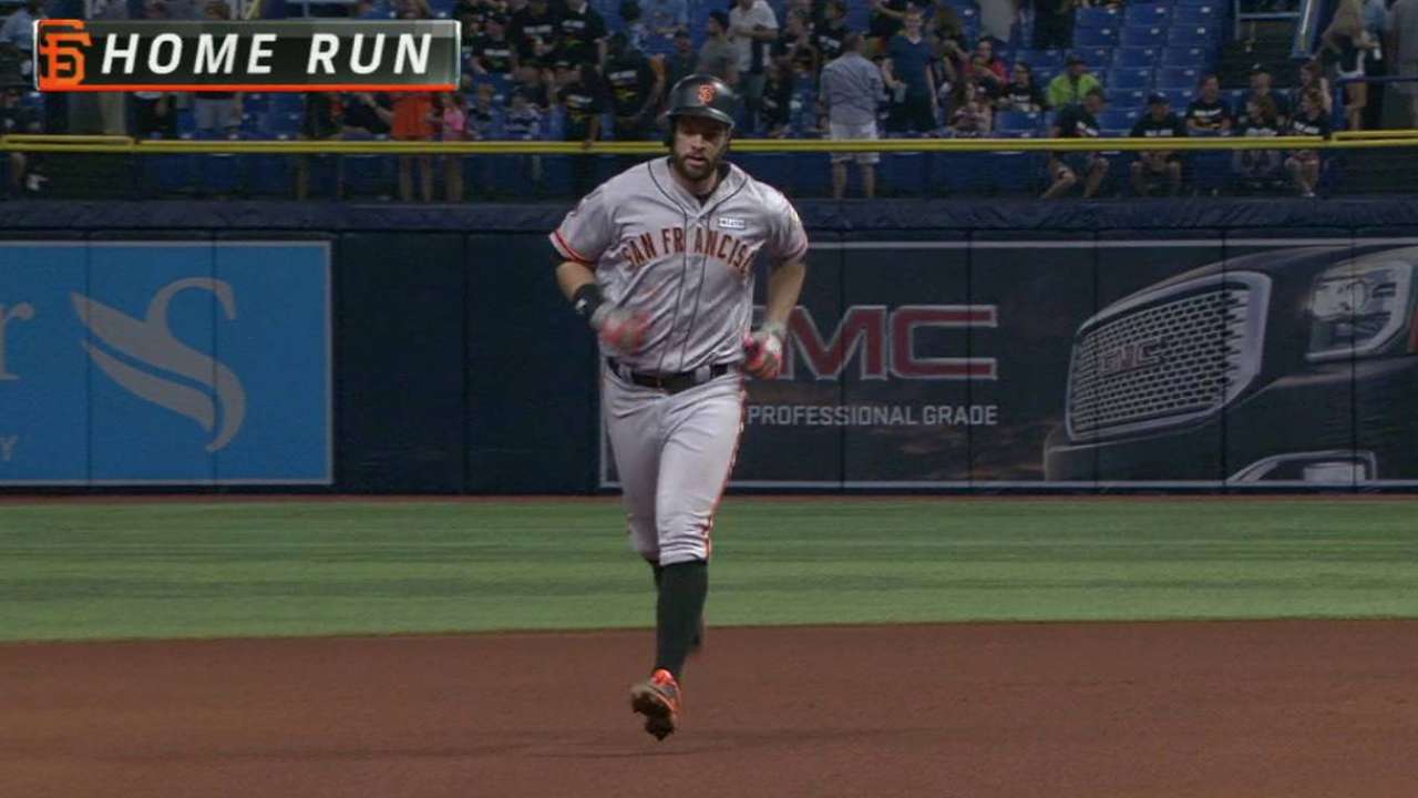 Giants' early runs plenty for sharp Shark vs. Rays