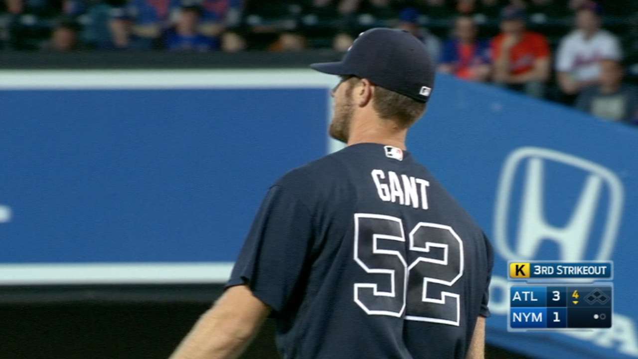 Gant gets first Major League win
