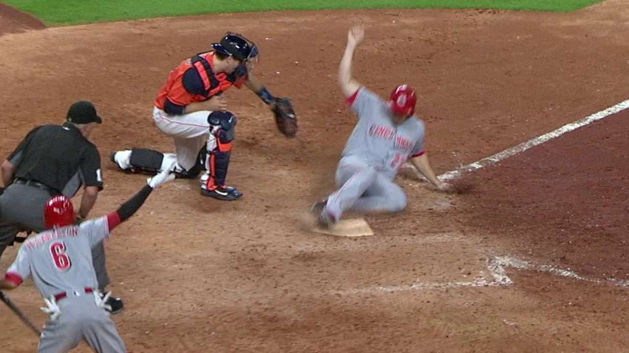 Doble de Suárez en la 11ma hace ganar a Rojos en Houston