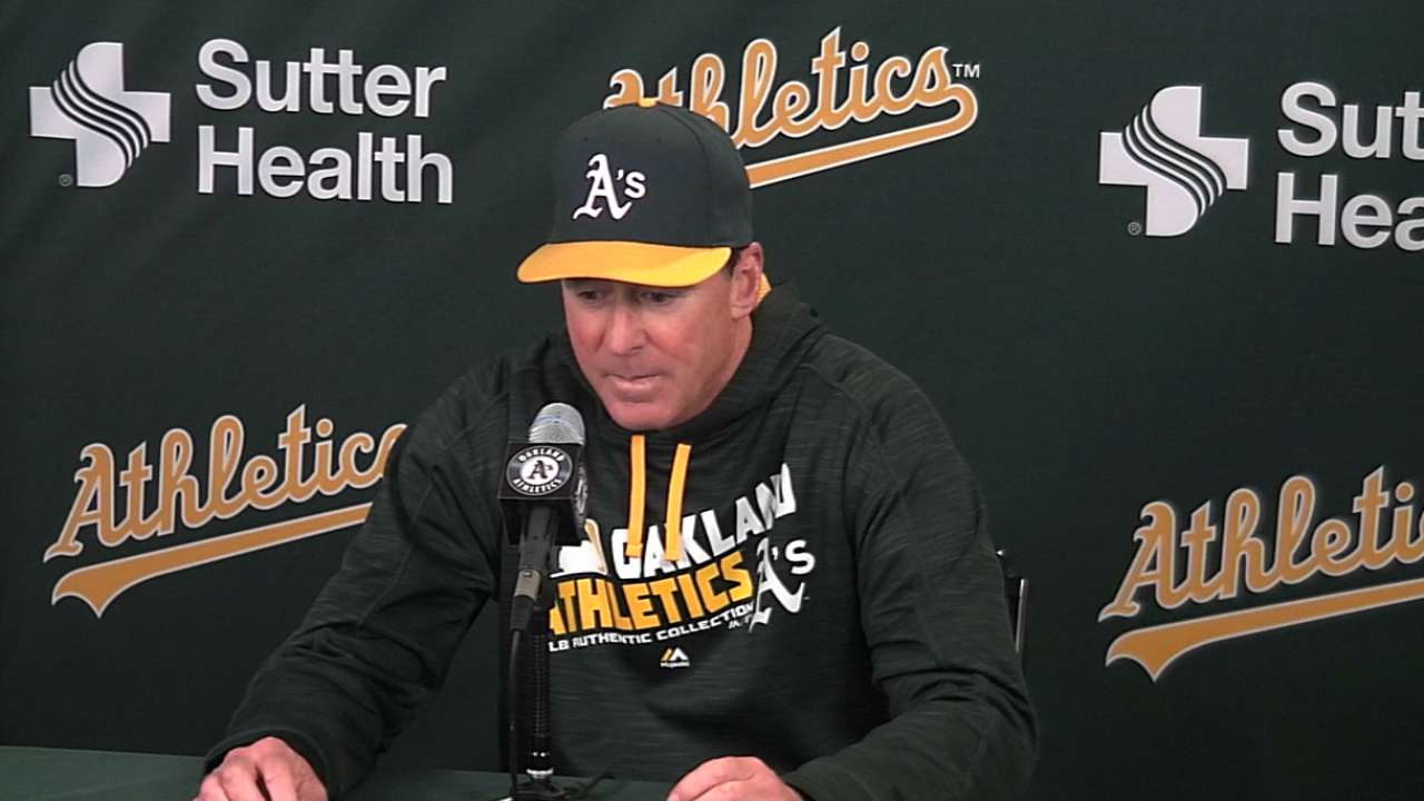 Melvin on A's 3-2 win