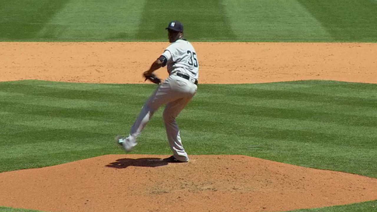 Pineda strikes out nine