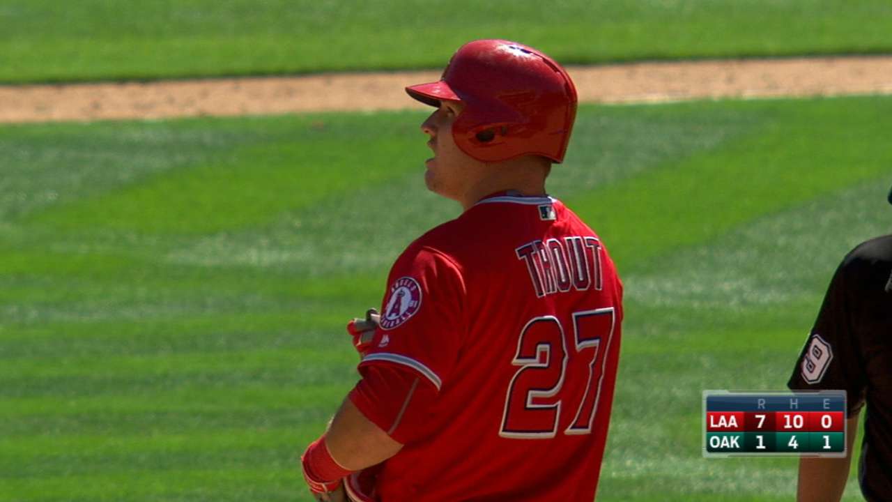 Angels' five-run 5th inning