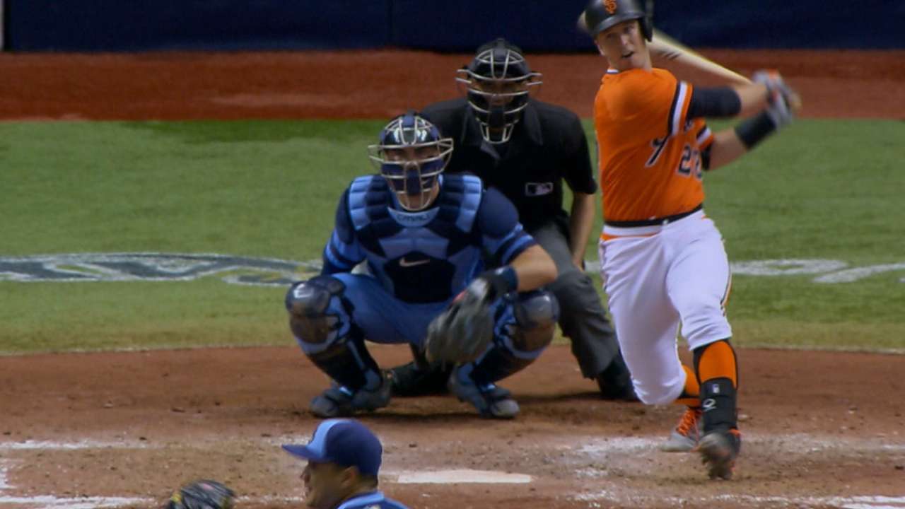 Posey's 10-pitch at-bat