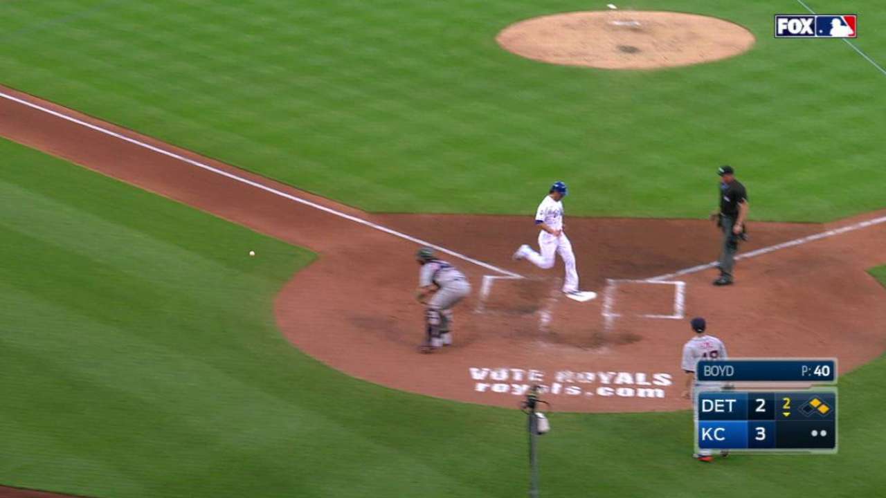 Merrifield's two-run double
