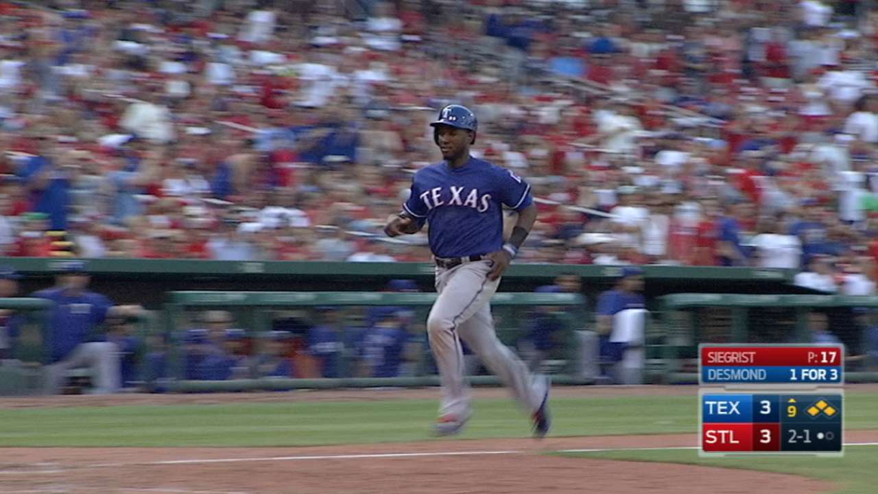 Rangers rally late to take lead