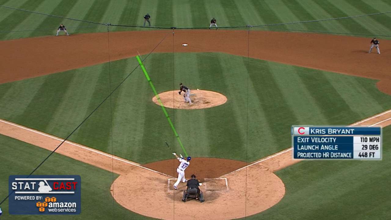 Statcast: Bryant's monster homer