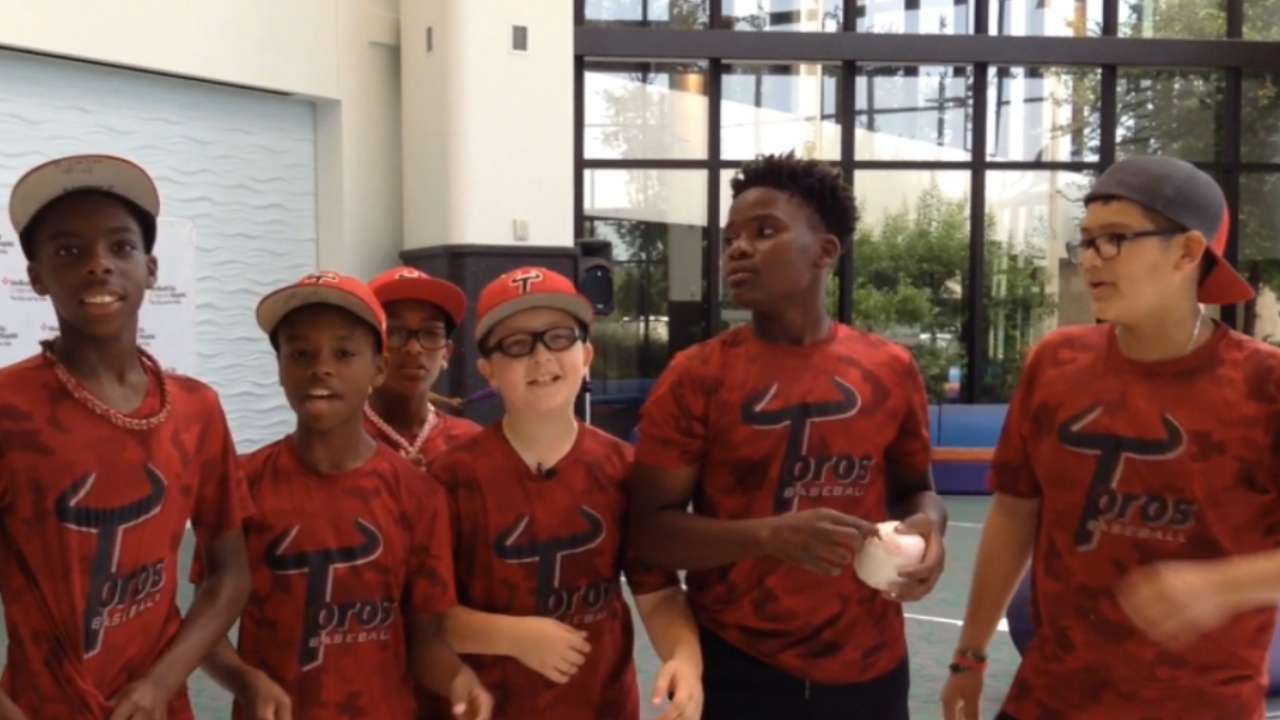 Rangers help bring the game to kids with cancer