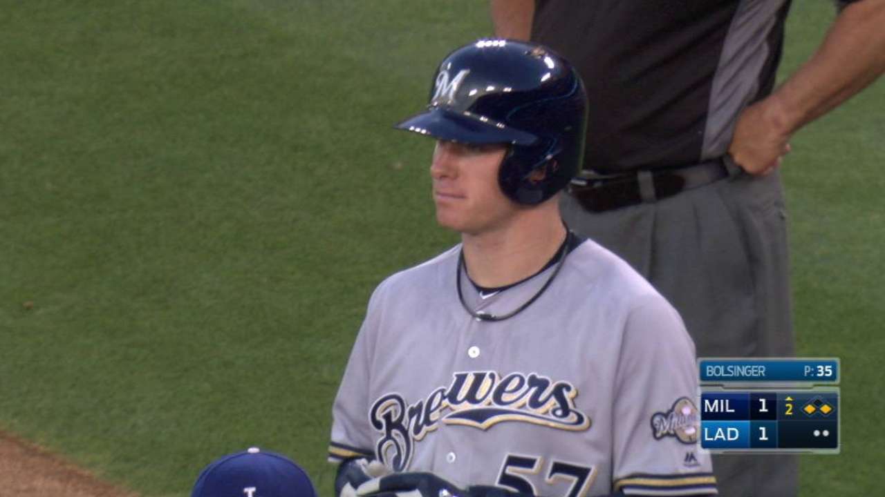 Anderson's single off Bolsinger