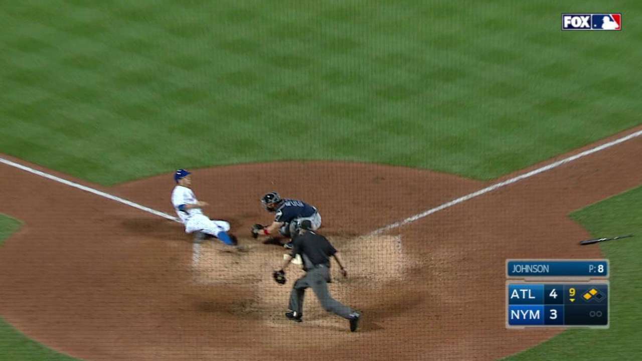 Braves nab Flores at the plate