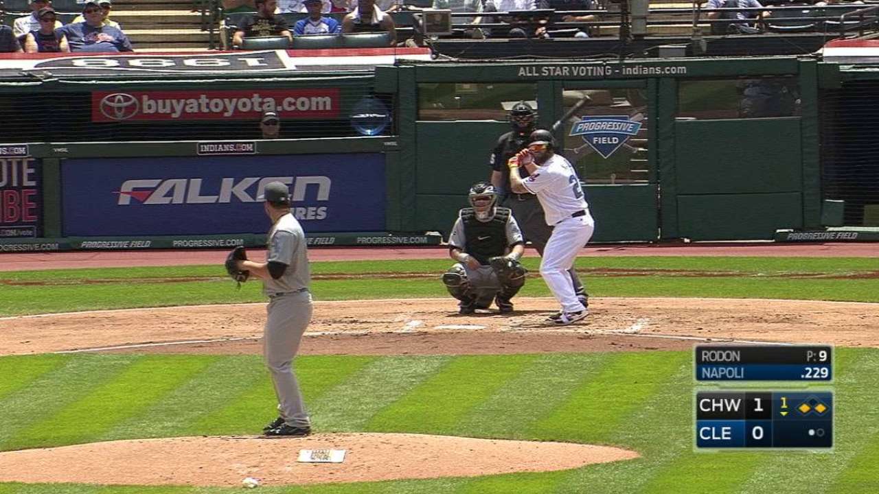 Napoli's sacrifice fly