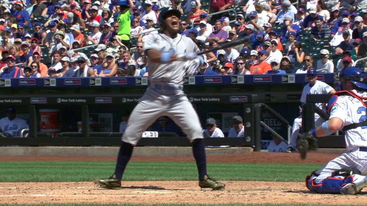 Smith leaves after getting hit