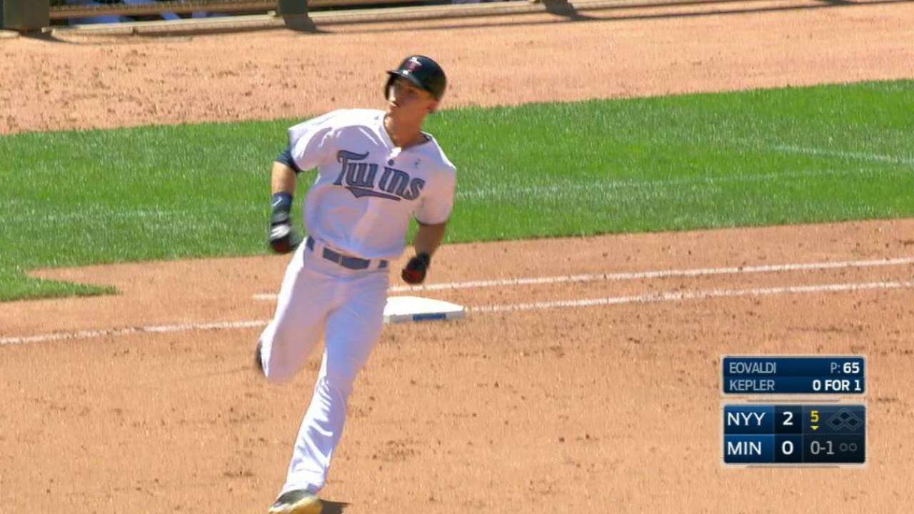 Kepler's solo homer in the 5th