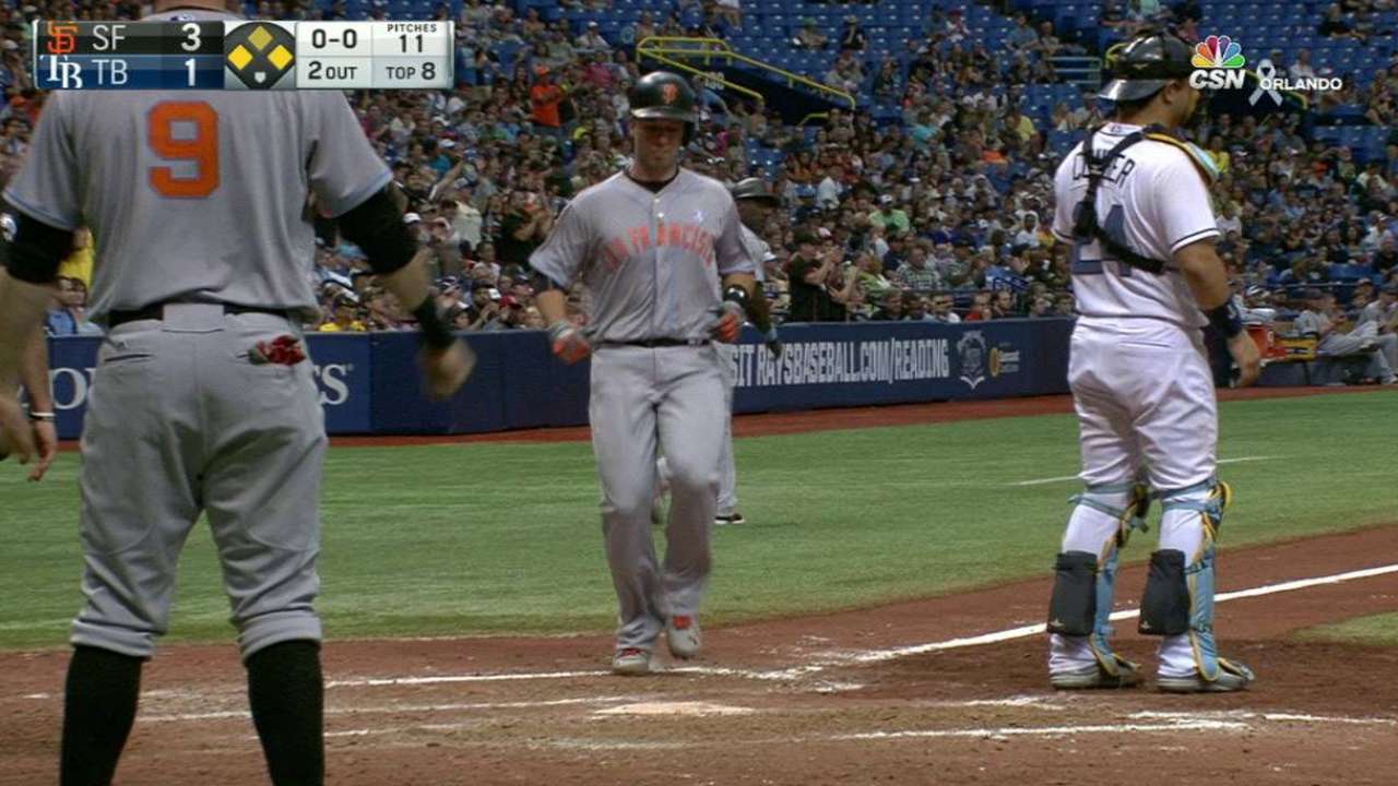 Gillaspie's two-run double