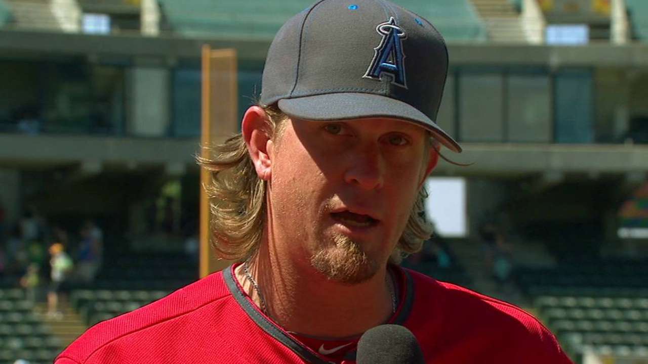 Weaver on his shutout