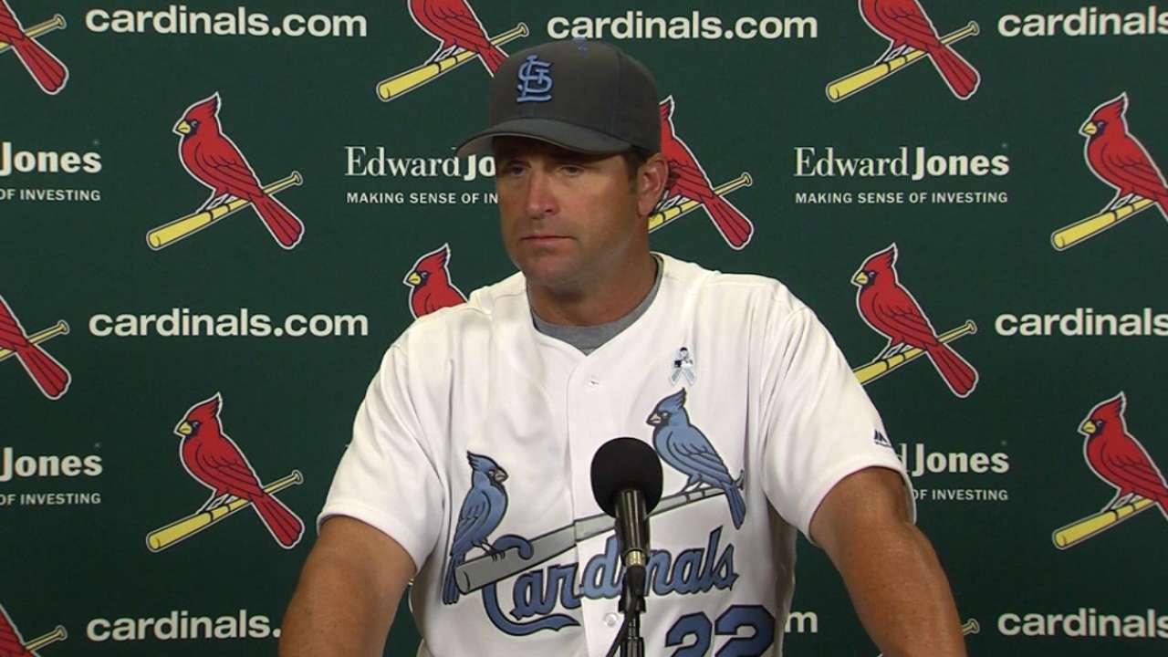 Matheny on 5-4 loss to Rangers