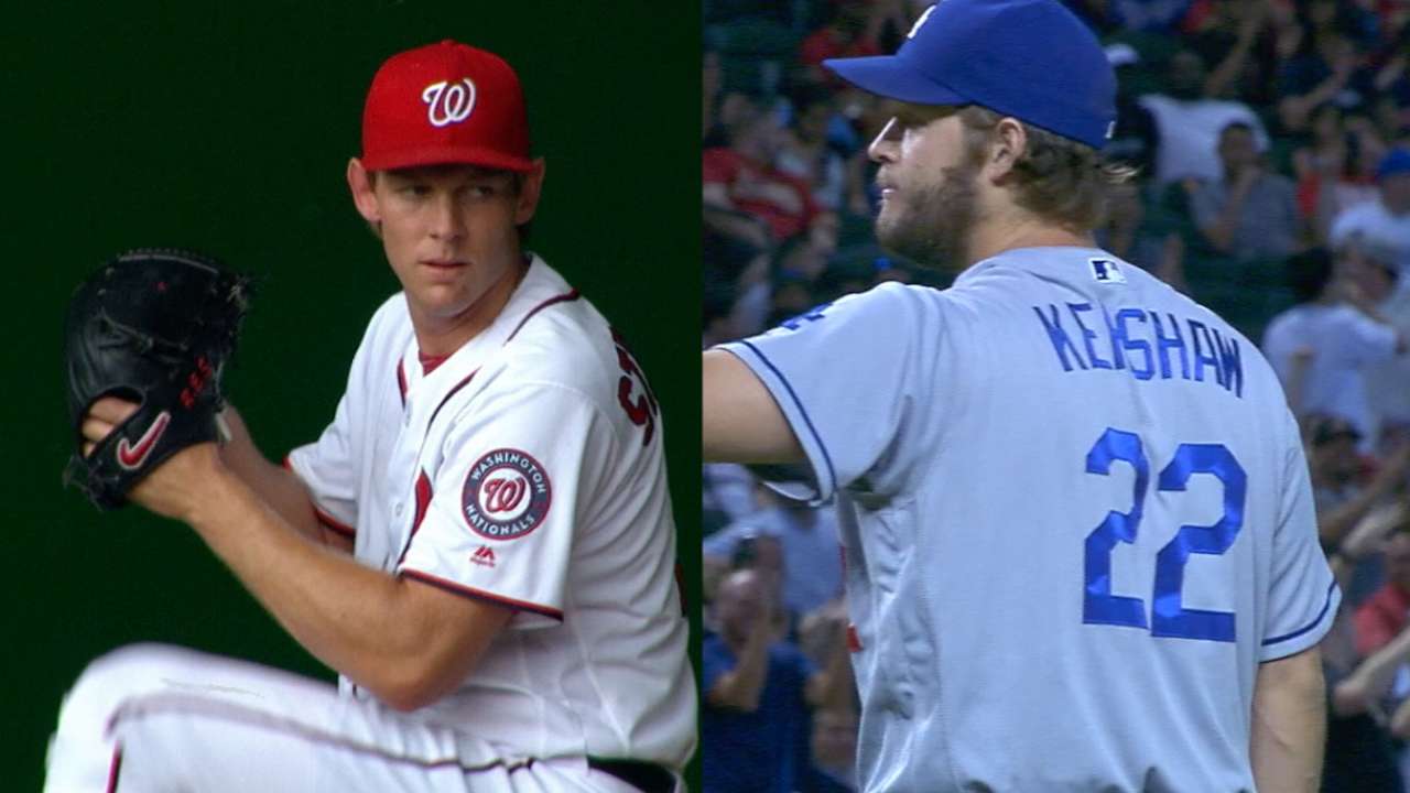 Dream matchup: Strasburg to duel Kershaw