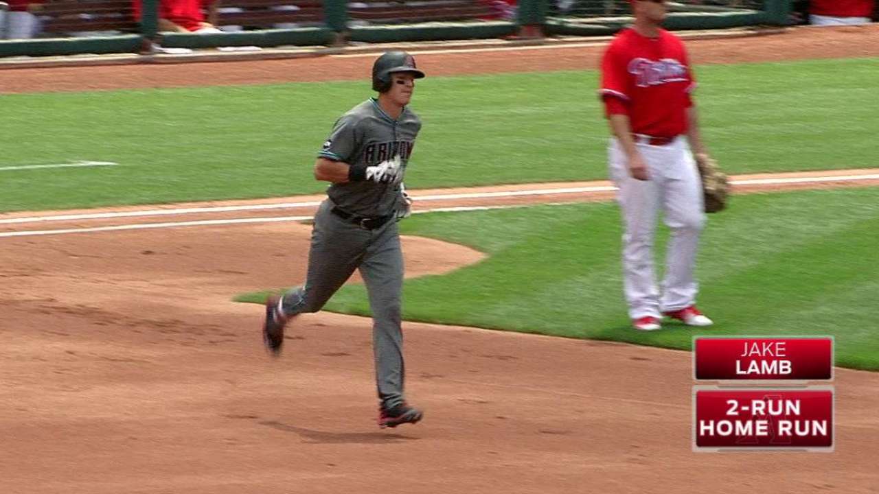 Lamb's two-run homer
