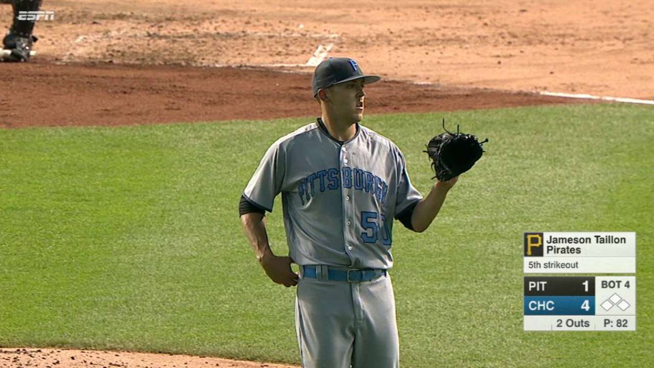 Taillon strikes out Coghlan