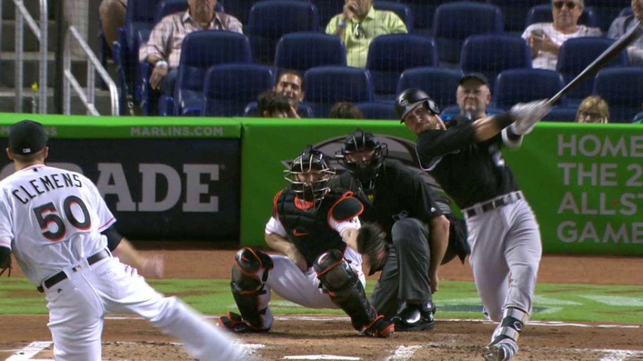 Story hits his 18th home run