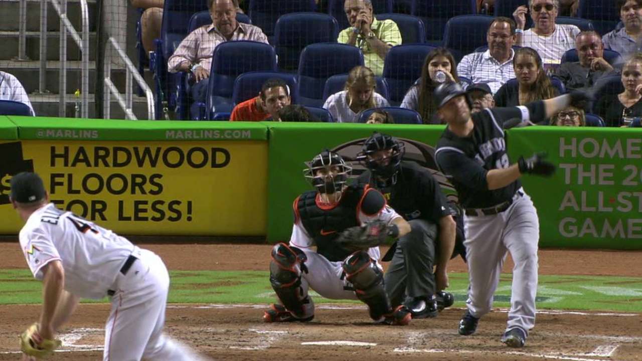 De la Rosa, Rockies vencen a Marlins en festival de jonrones