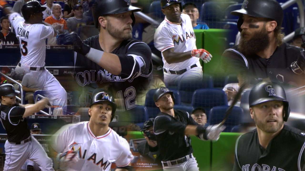 Solo project: Rox-Marlins sets home run record