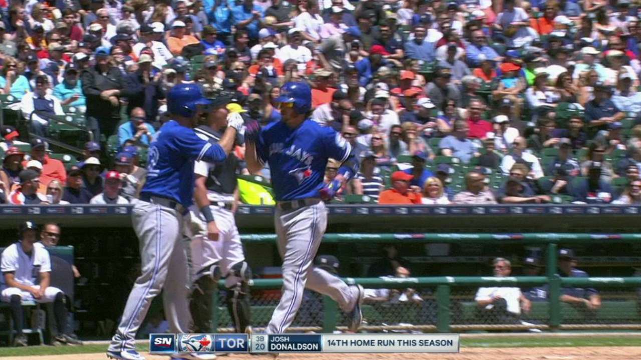 Donaldson, Dickey guiaron a Toronto sobre los Tigres