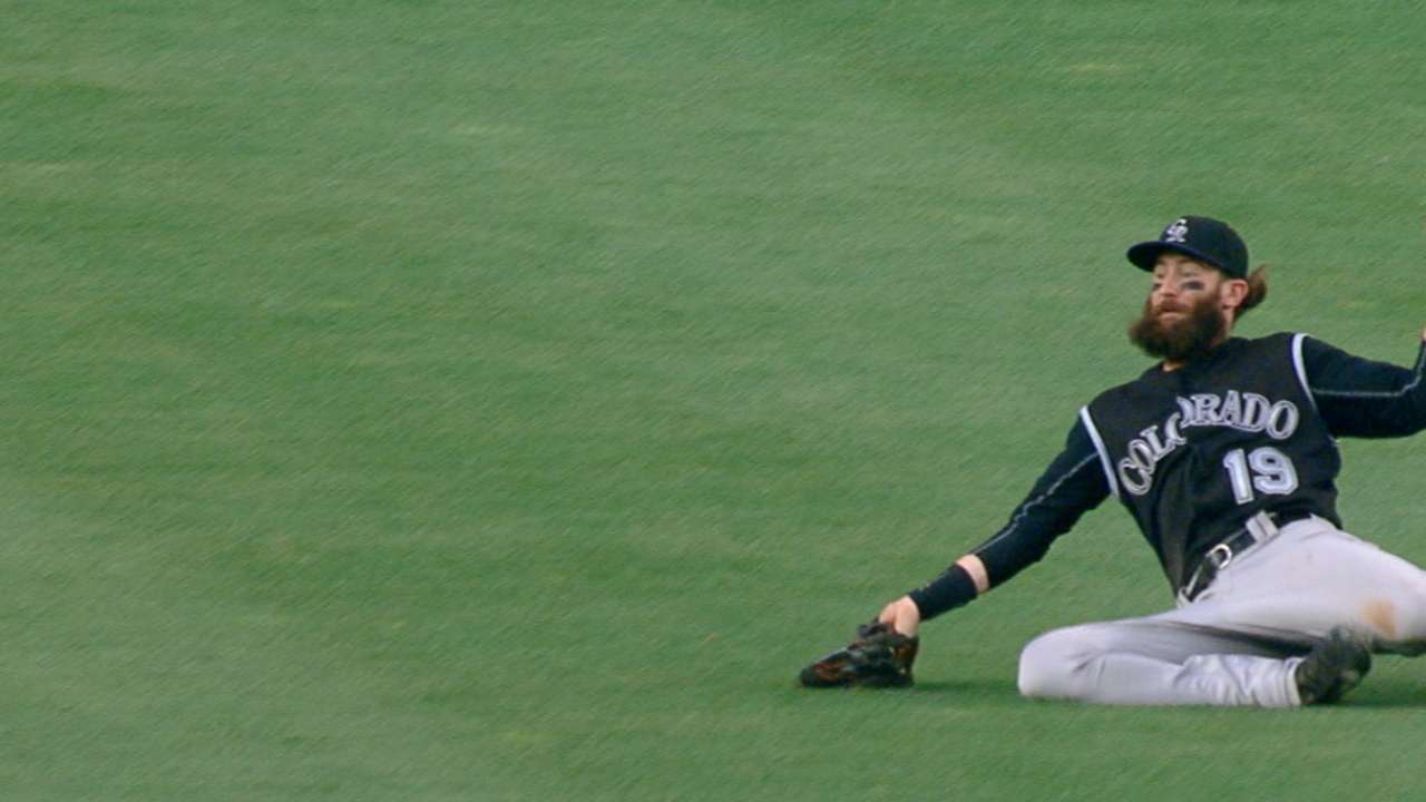 Blackmon's sliding catch