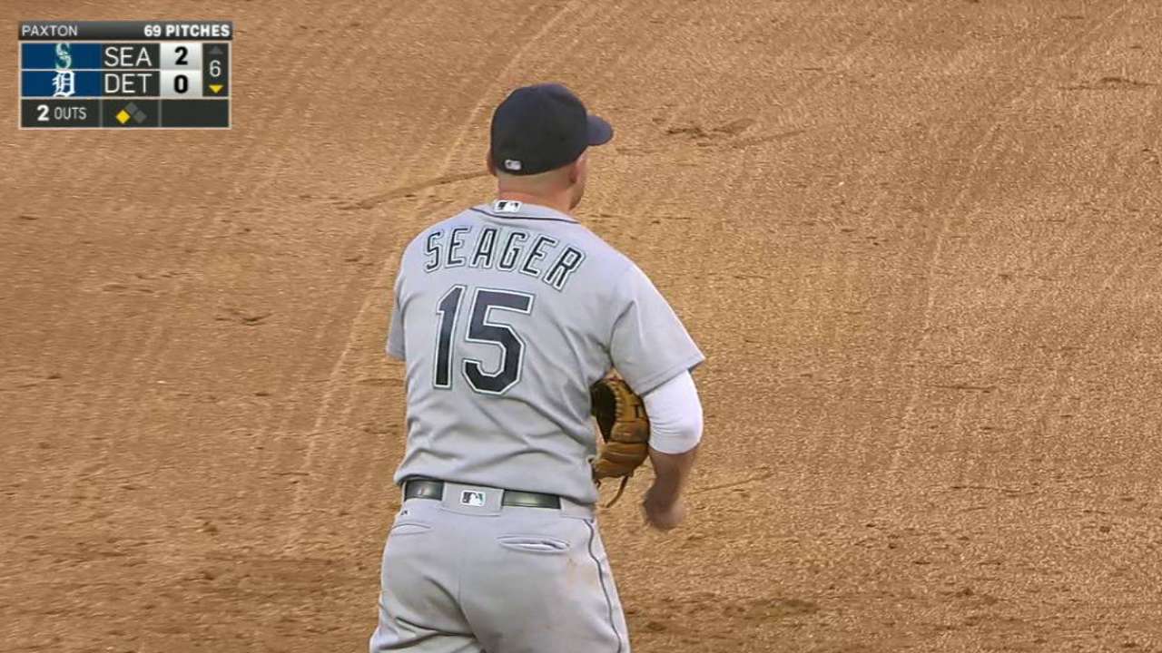 Seager's diving stop
