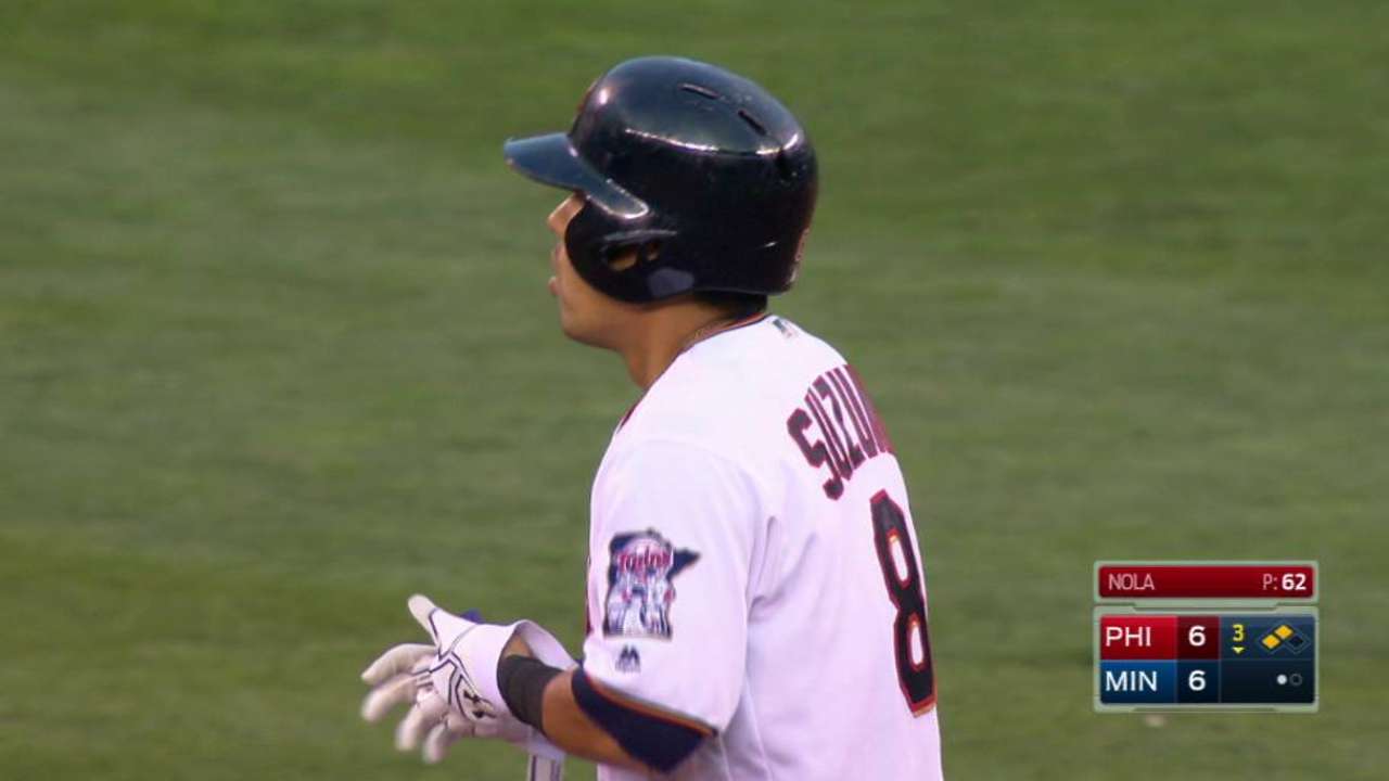 Suzuki's two-run double