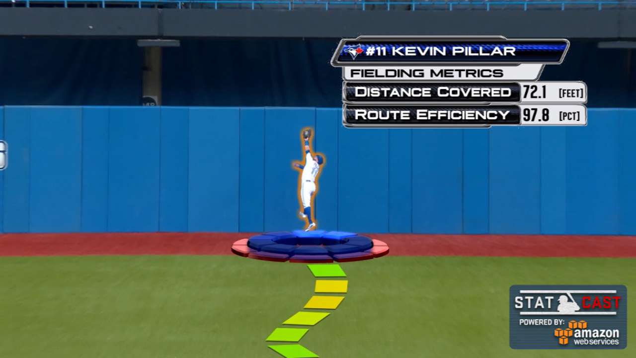 Pillar's pluck robs O'Brien of extra bases