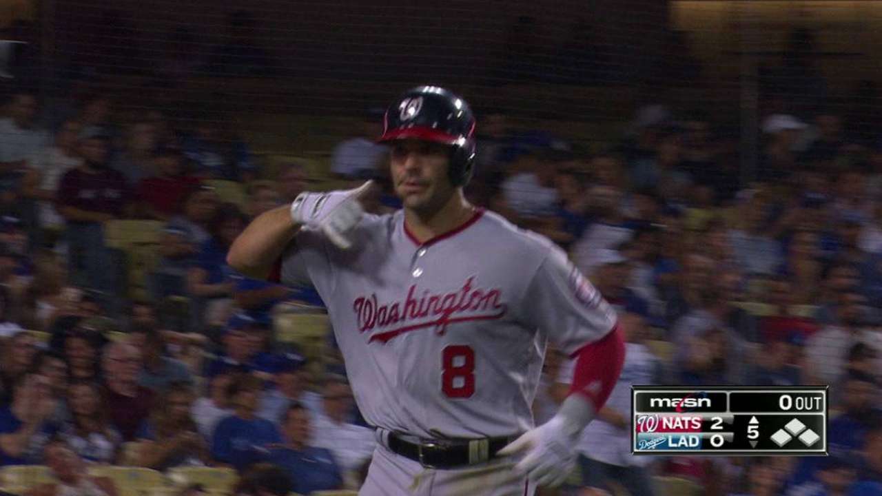Espinosa's solo blast to left