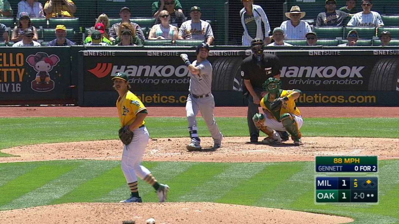 Gennett's two-run home run