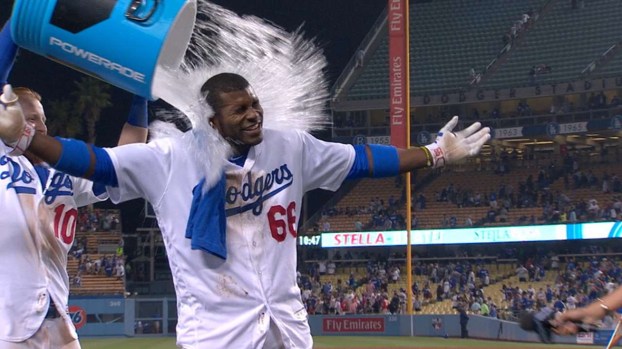 Puig on wild walk-off win