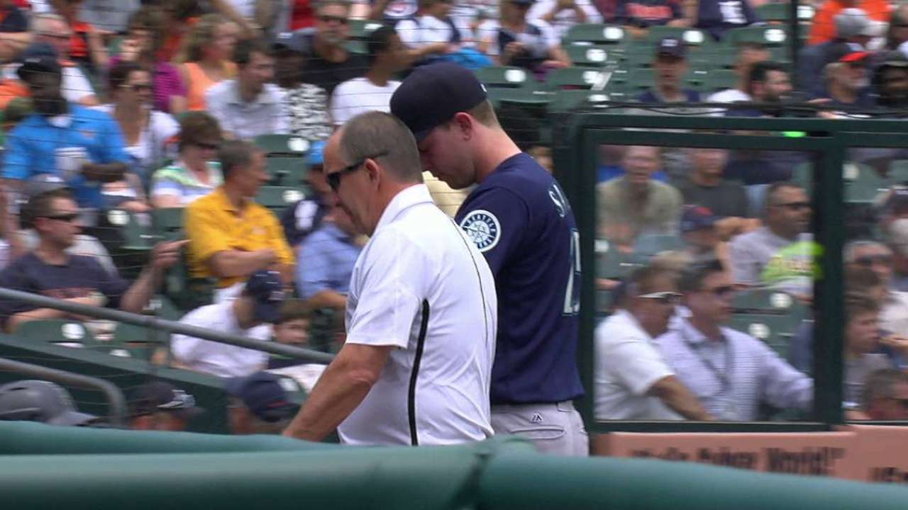 Elbow issue sidelines Sampson for rest of '16