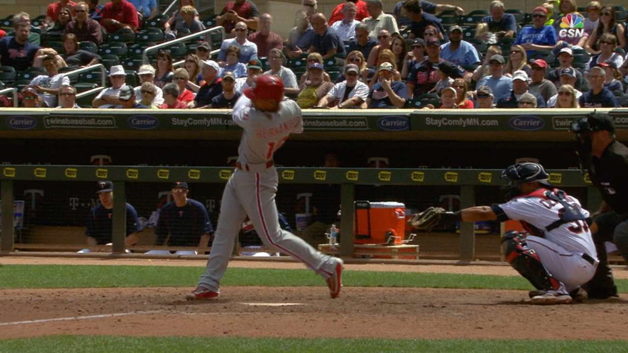 Hernandez's four-hit game