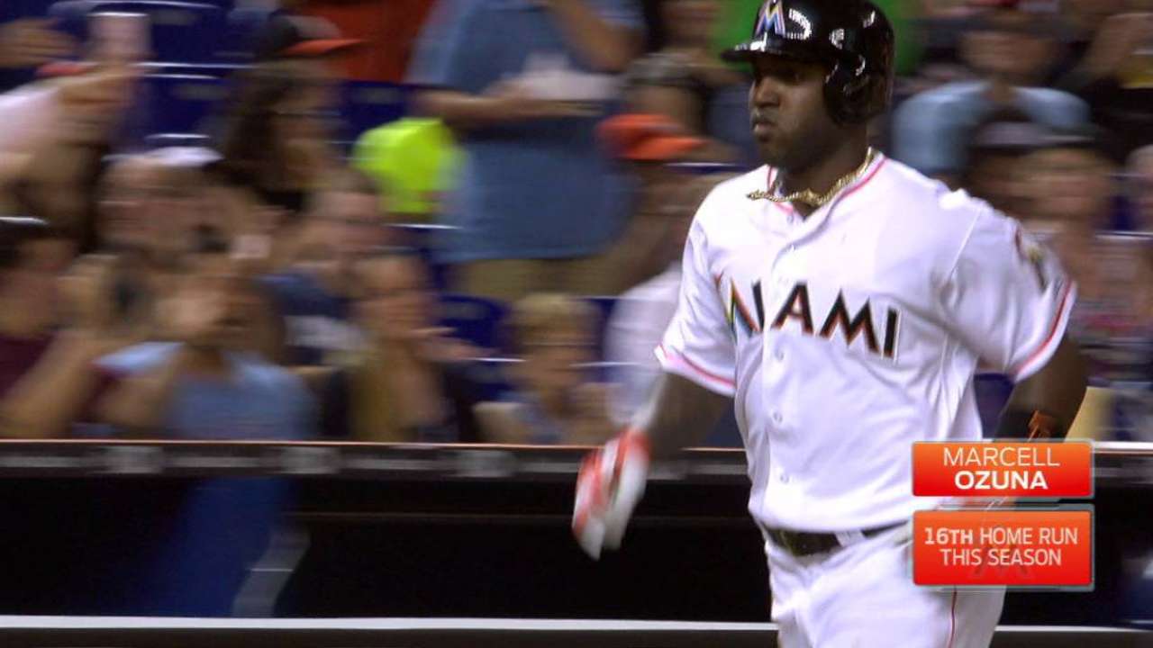 Ozuna's solo home run