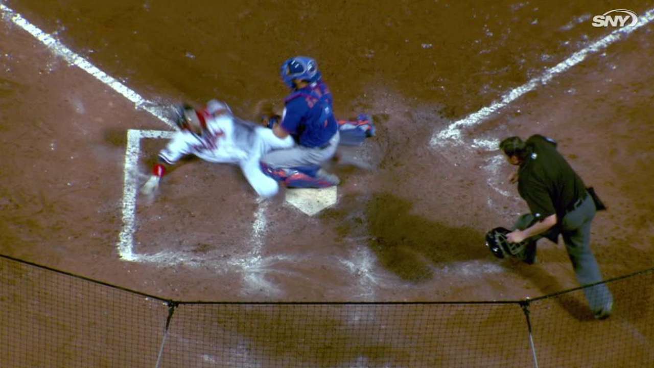 Conforto, d'Arnaud prevent run with incredible DP